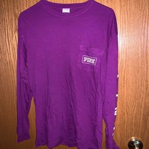 VS Pink Long Sleeve Tee